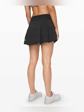 Lululemon Pace Rival Skirt Tall 4-Way Stretch 15" Black Athletic Skort Size 6
